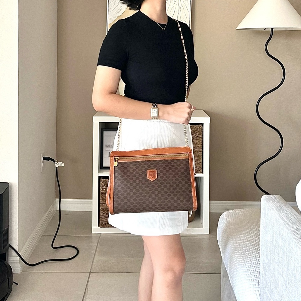 🍓CELINE Macadam Triomphe Clutch - Picture 2 of 13